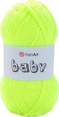 Pređa za pletenje Yarn Art Baby 8232 Neon Green Pređa za pletenje