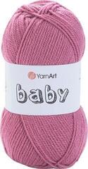 Pređa za pletenje Yarn Art Baby 3017 Dusty Pink Pređa za pletenje