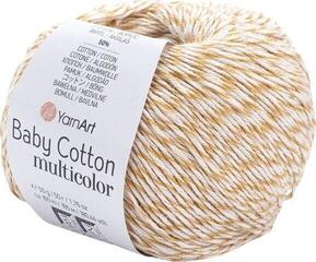 Pređa za pletenje Yarn Art Baby Cotton Multicolor 5203 Beige Brown Pređa za pletenje