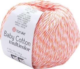 Pređa za pletenje Yarn Art Baby Cotton Multicolor 5205 Orange Pink Pređa za pletenje