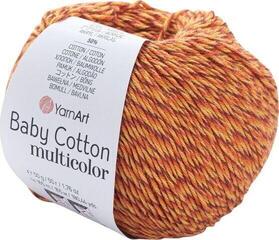 Pređa za pletenje Yarn Art Baby Cotton Multicolor 5208 Orange Pređa za pletenje
