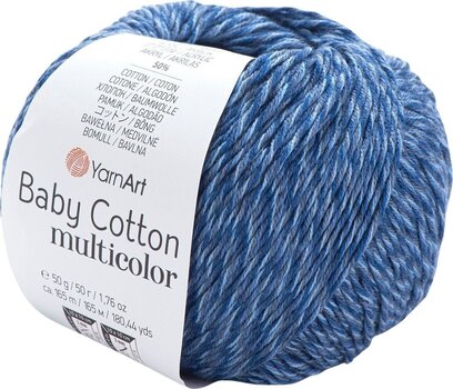 Fire de tricotat Yarn Art Baby Cotton Multicolor 5210 Blue Fire de tricotat - 1