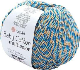 Kötőfonal Yarn Art Baby Cotton Multicolor 5211 Blue Yellow Kötőfonal