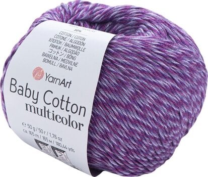 Pređa za pletenje Yarn Art Baby Cotton Multicolor 5218 Purple Pređa za pletenje - 1