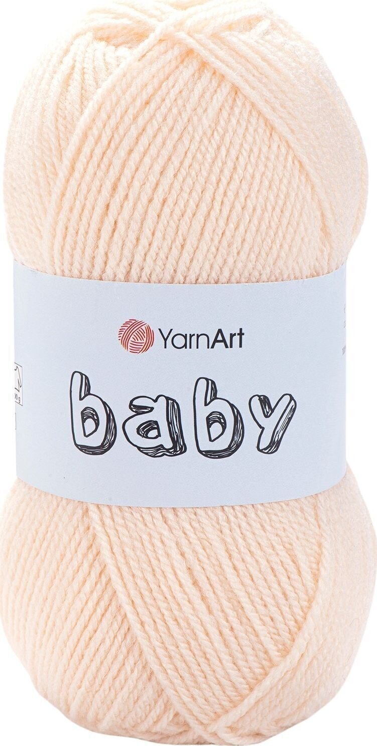 Плетива прежда Yarn Art Baby 854 Light Beige Плетива прежда
