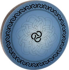 Rahmentrommel Shamann The Ocean Drum Blue 25 cm Wellentrommel Blue 25 cm