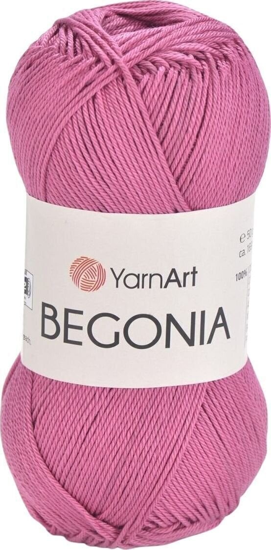 Плетива прежда Yarn Art Begonia 0075 Dark Pink Плетива прежда