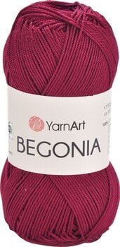 Pređa za pletenje Yarn Art Begonia 0112 Cherry Red Pređa za pletenje - 1