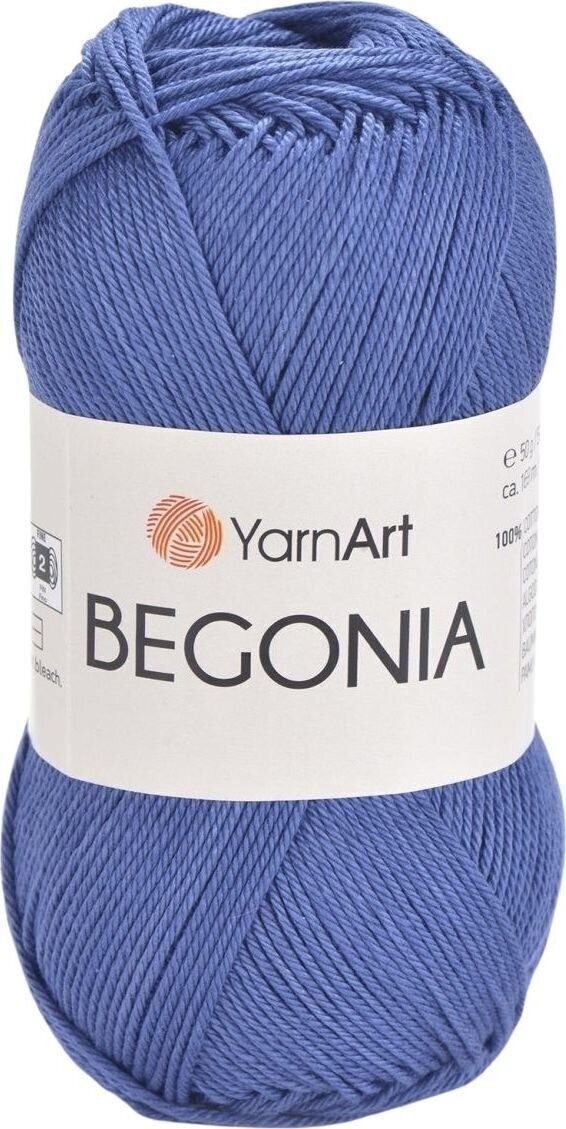 Fios para tricotar Yarn Art Begonia 0154 Denim Blue Fios para tricotar