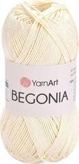 Плетива прежда Yarn Art Begonia 0326 Cream Плетива прежда