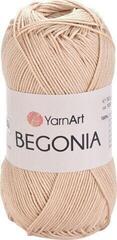 Плетива прежда Yarn Art Begonia 4660 Light Beige Плетива прежда