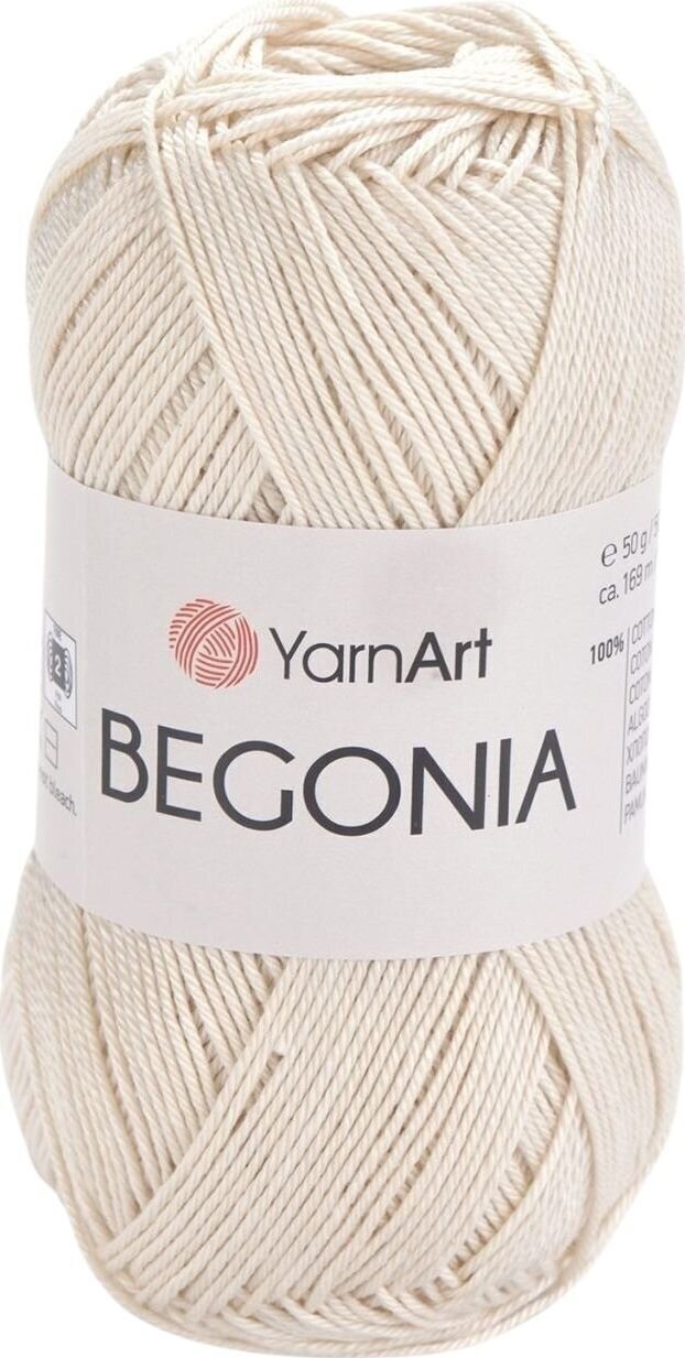 Pređa za pletenje Yarn Art Begonia 6194 Cream Pređa za pletenje