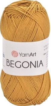 Плетива прежда Yarn Art Begonia 6340 Mustard Плетива прежда - 1