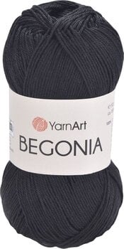 Плетива прежда Yarn Art Begonia 999 Black Плетива прежда - 1