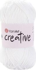 Filati per maglieria Yarn Art Creative 220 Optic White Filati per maglieria