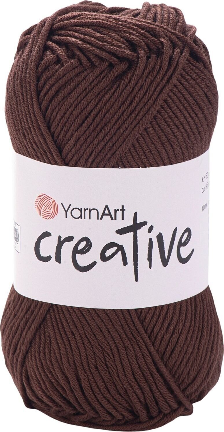 Pletilna preja Yarn Art Creative 232 Dark Brown Pletilna preja
