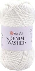 Filati per maglieria Yarn Art Denim Washed 900 White Filati per maglieria