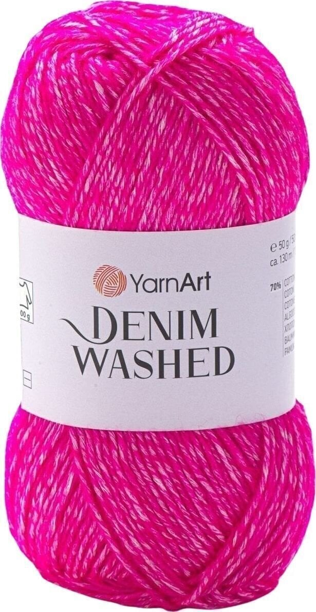 Strikkegarn Yarn Art Denim Washed 903 Fuchsia
