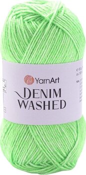 Pređa za pletenje Yarn Art Denim Washed 912 Neon Green Pređa za pletenje - 1