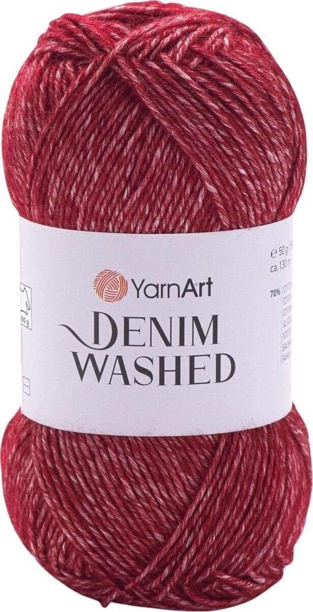 Pređa za pletenje Yarn Art Denim Washed 918 Dark Pink Pređa za pletenje
