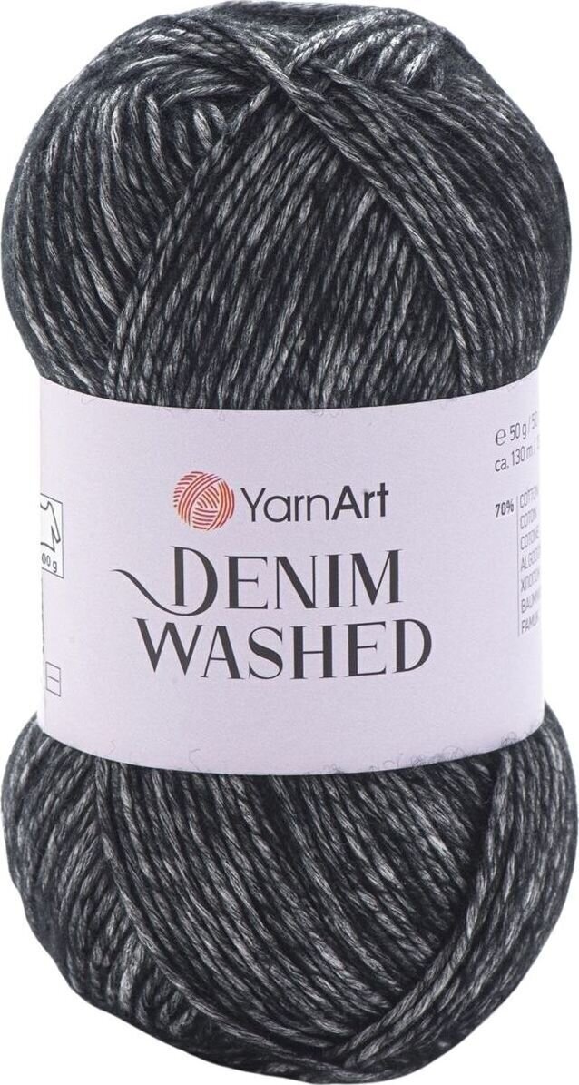 Strikkegarn Yarn Art Denim Washed 923 Black