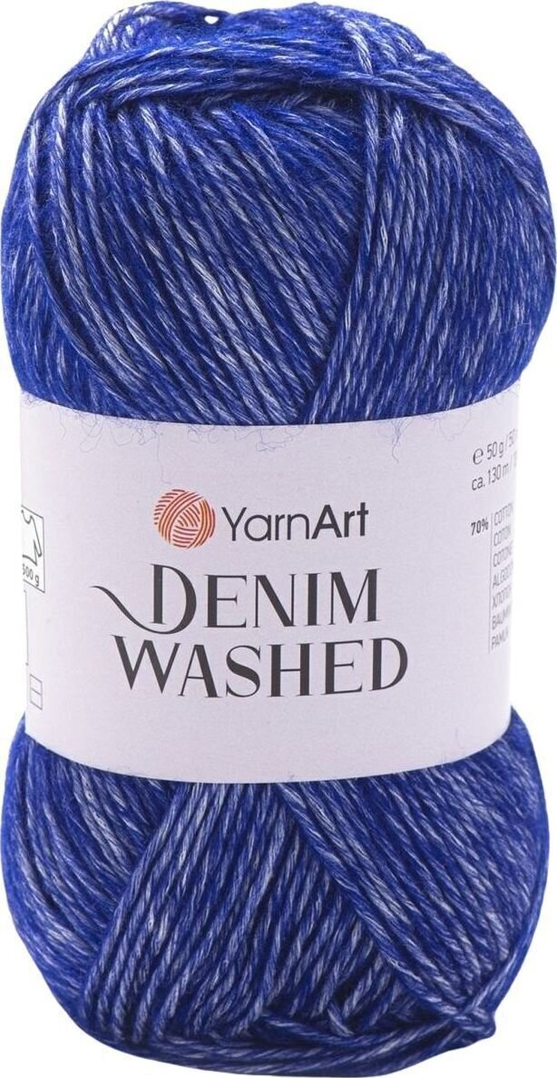 Fire de tricotat Yarn Art Denim Washed 925 Dark Blue Fire de tricotat