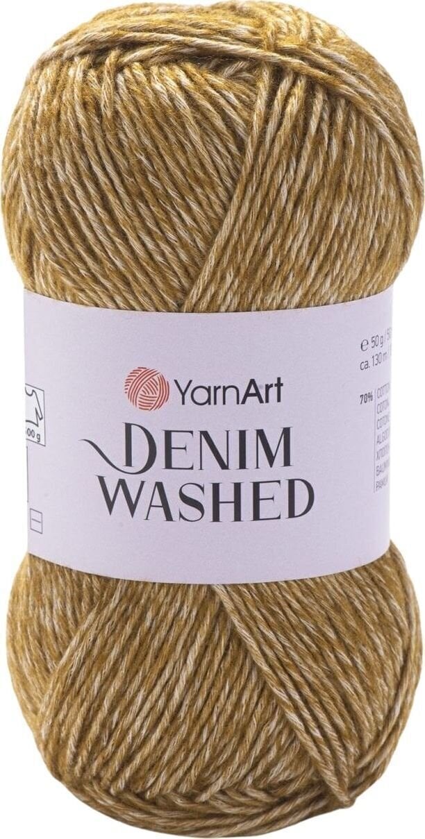Kudumislõng Yarn Art Denim Washed 927 Caramel Kudumislõng