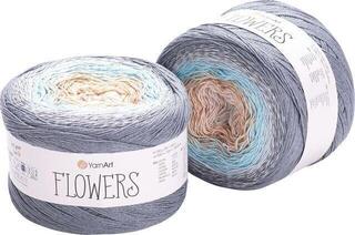 Fios para tricotar Yarn Art Flowers 268 Grey Blue Fios para tricotar