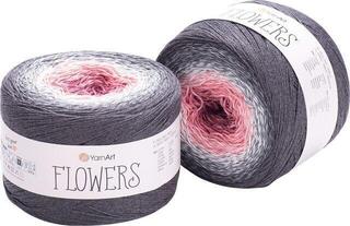 Fios para tricotar Yarn Art Flowers 279 Black Purple Fios para tricotar
