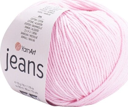 Fil à tricoter Yarn Art Jeans 18 Light Pink Fil à tricoter - 1