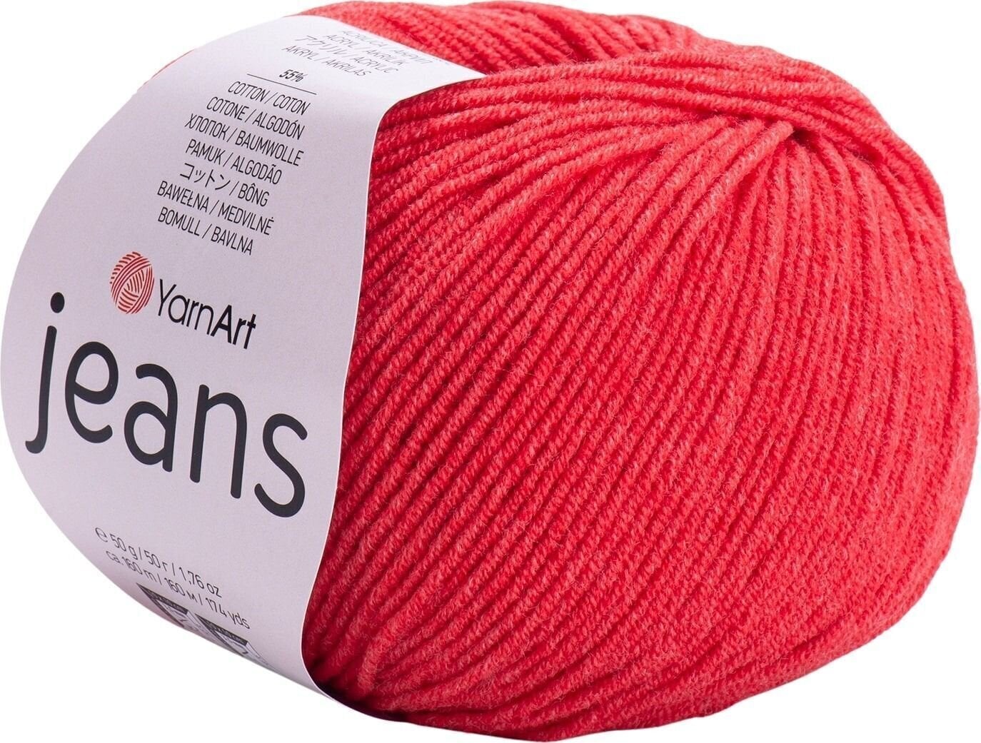 Knitting Yarn Yarn Art Jeans 26 Reddish Orange Knitting Yarn