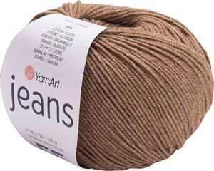 Przędza dziewiarska Yarn Art Jeans 40 Light Brown Przędza dziewiarska