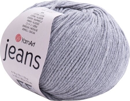 Pređa za pletenje Yarn Art Jeans 46 Grey Pređa za pletenje - 1