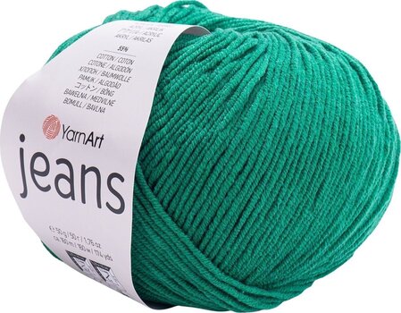 Knitting Yarn Yarn Art Jeans 52 Dark Green Knitting Yarn - 1