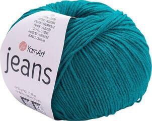 Przędza dziewiarska Yarn Art Jeans 63 Petrol Green Przędza dziewiarska