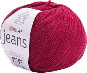 Przędza dziewiarska Yarn Art Jeans 66 Claret Przędza dziewiarska