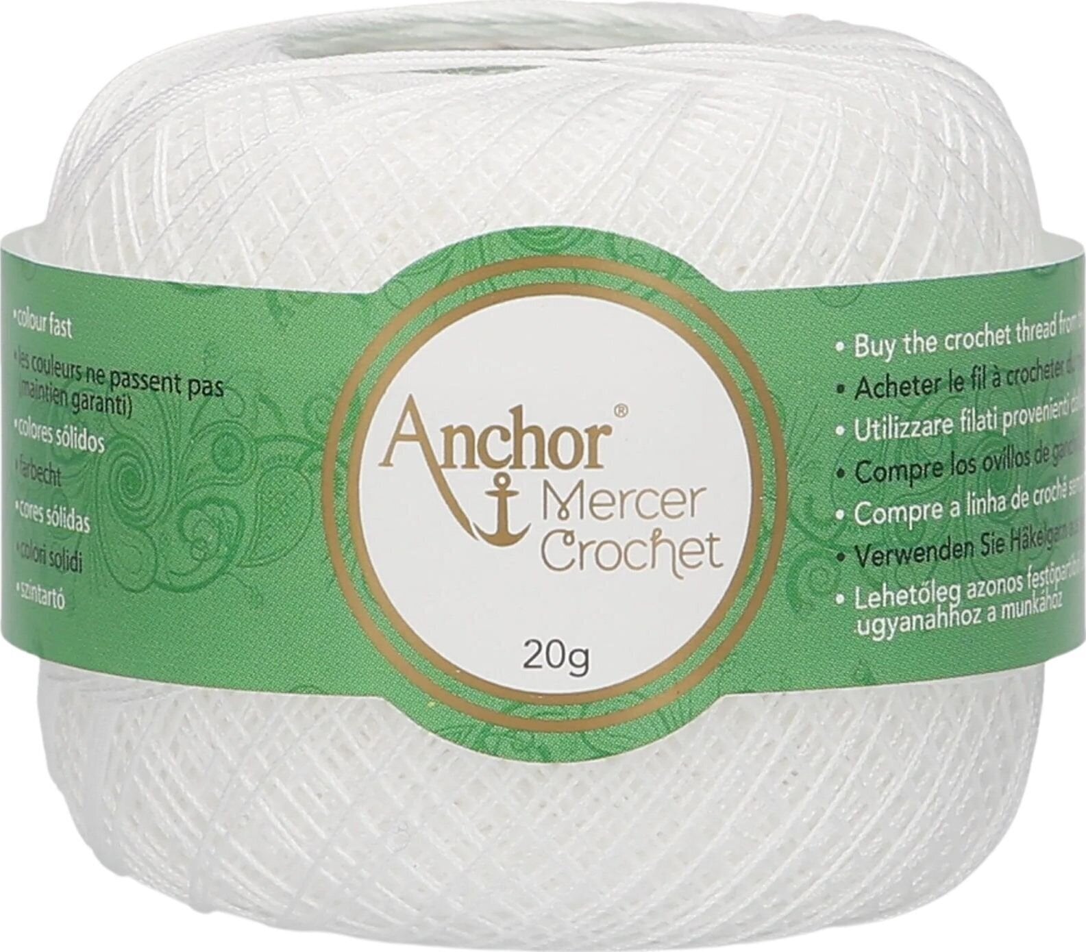 Fil de crochet Anchor Mercer Crochet 07901 Fil de crochet