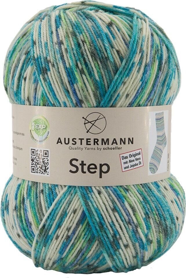 Strikkegarn Austermann Step 4 Color 340 Strikkegarn