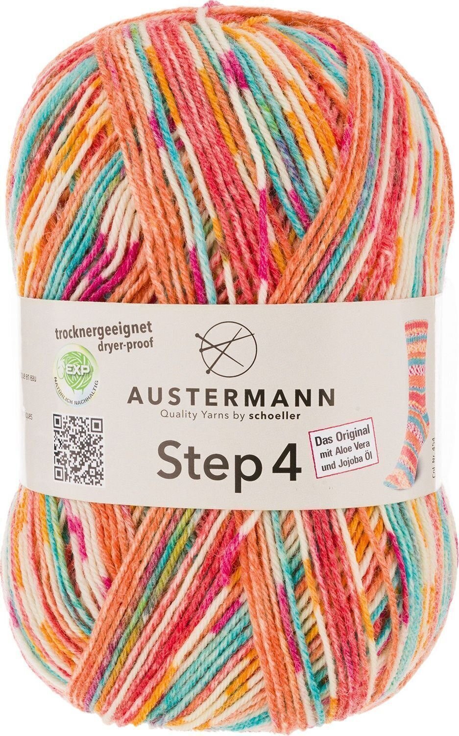 Pređa za pletenje Austermann Step 4 Color 454 Pređa za pletenje