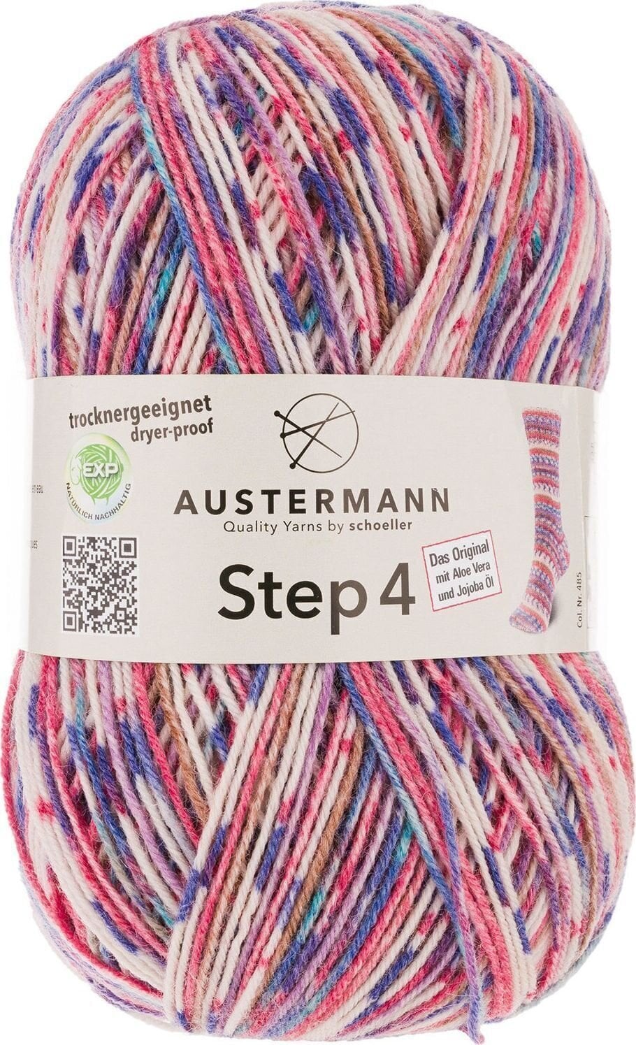 Strikkegarn Austermann Step 4 Color 485 Strikkegarn