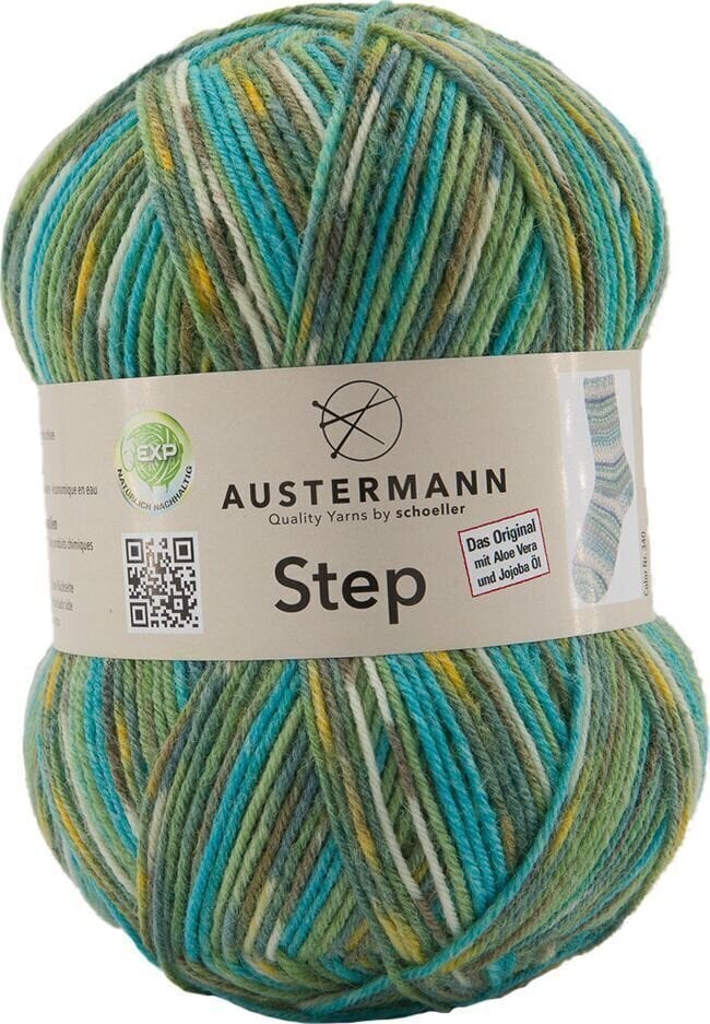 Strikkegarn Austermann Step 4 Color 265 Strikkegarn