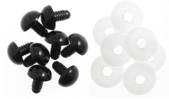 Oči/Nos za igračke Woolkie Toolkie Crne oči za igračke 9 mm - 1