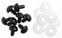 Eyes and Noses for Toys Woolkie Toolkie Black Eyes For Toys 12 mm