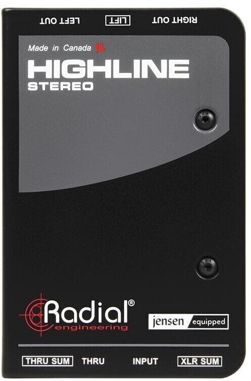 DI-boksi Radial Highline Stereo DI-boksi