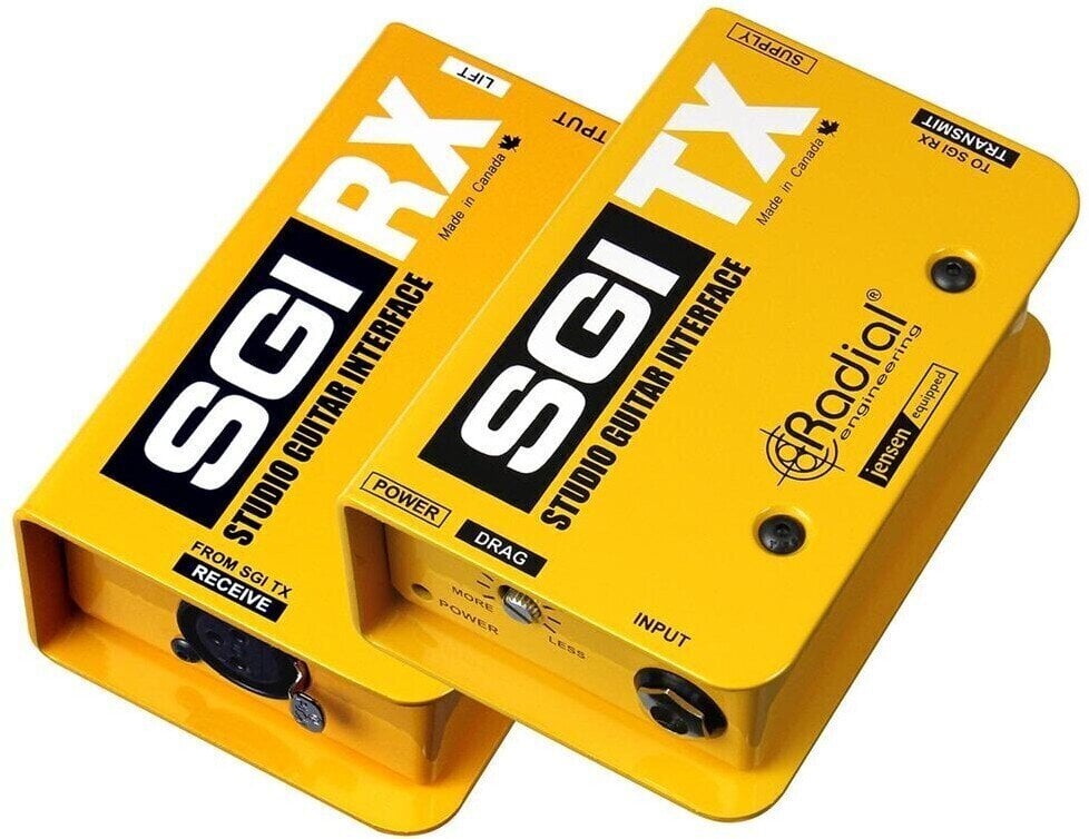 Caixa DI Radial SGI TX/RX Caixa DI