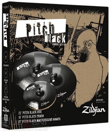 Činelová sada Zildjian ZPBP4P Pitch Black Pro Box Set