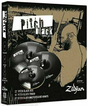 Činelová sada Zildjian ZPBP4P Pitch Black Pro Box Set - 1