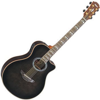 Guitare Jumbo acoustique-électrique Yamaha APX1200II TBL Noir