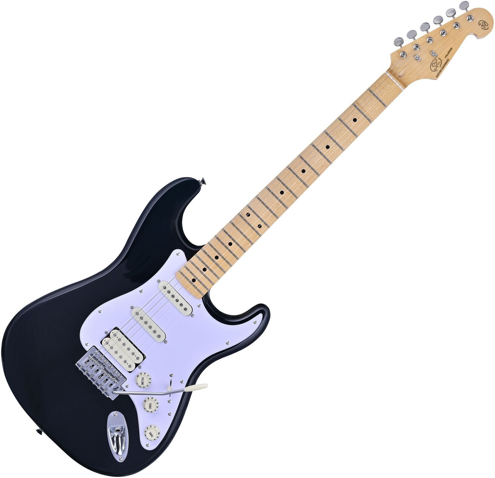 SX SST57+ /HSS Black Elektrická gitara