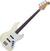 Fretloze basgitaar SX SJB62+FL Vintage White Fretloze basgitaar